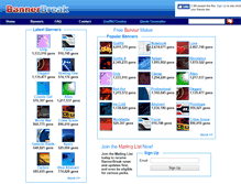 Tablet Screenshot of bannerbreak.com